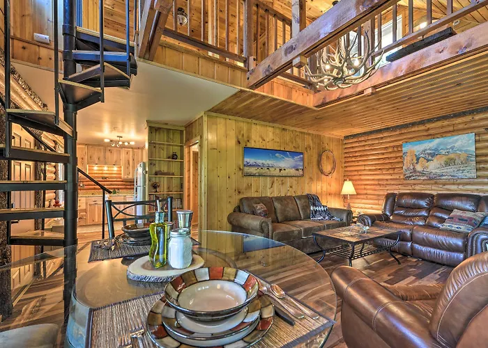 Adventures: Cozy Log W/ Deck & Views! *